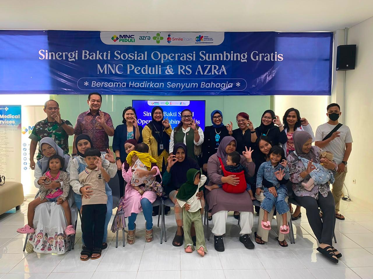 MNC Peduli dan Smile Train Indonesia Gelar Operasi Bibir Sumbing Gratis Bersama RS Azra Bogor