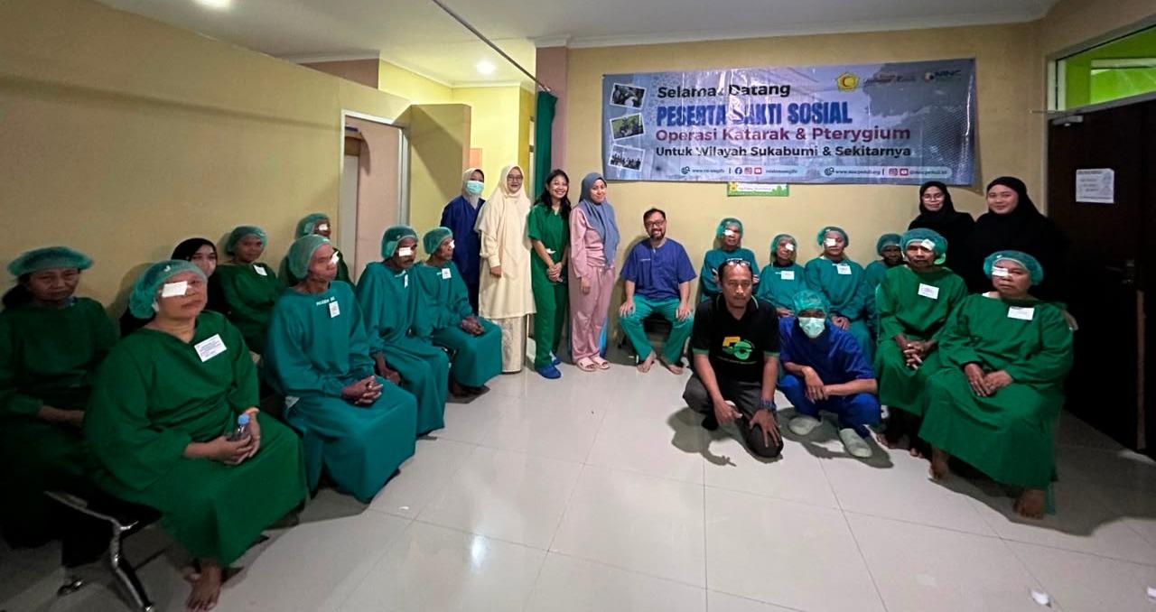 Operasi Katarak Gratis MNC Peduli dan RSI Assyifa Kembalikan Harapan Warga Sukabumi