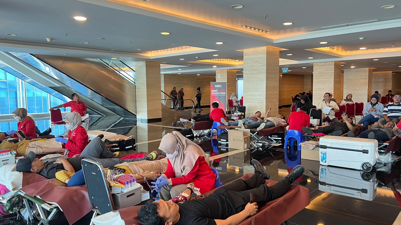 Ratusan Karyawan MNC Group Antusias Donor Darah, Ingin Sehat Sekaligus Bantu Sesama
